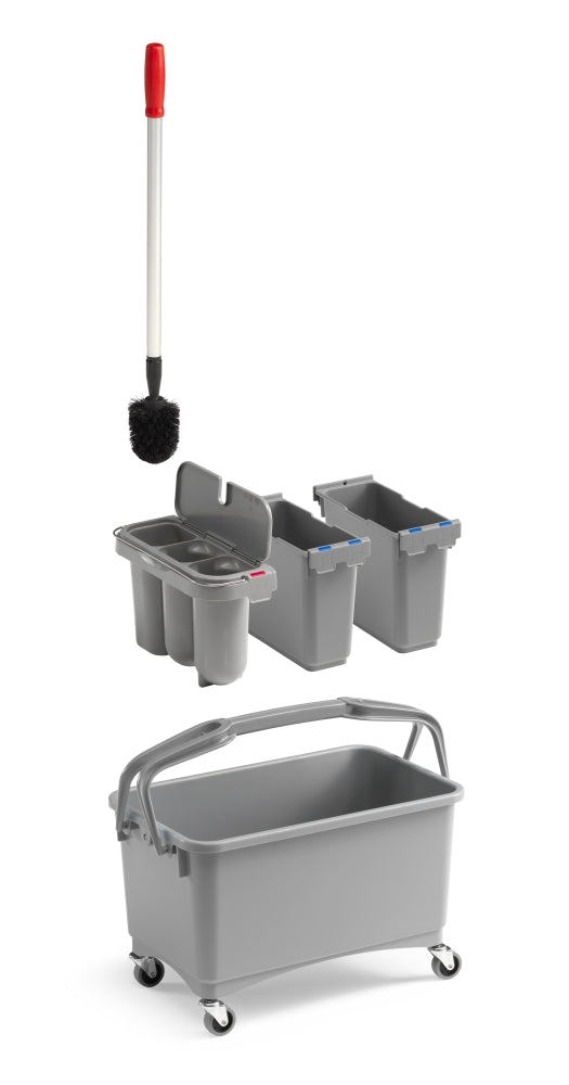 TTS Kit Balde Multiuso 28 L com Módulos Removíveis Eroy-03 – Ideal para Lavagem de Banheiro