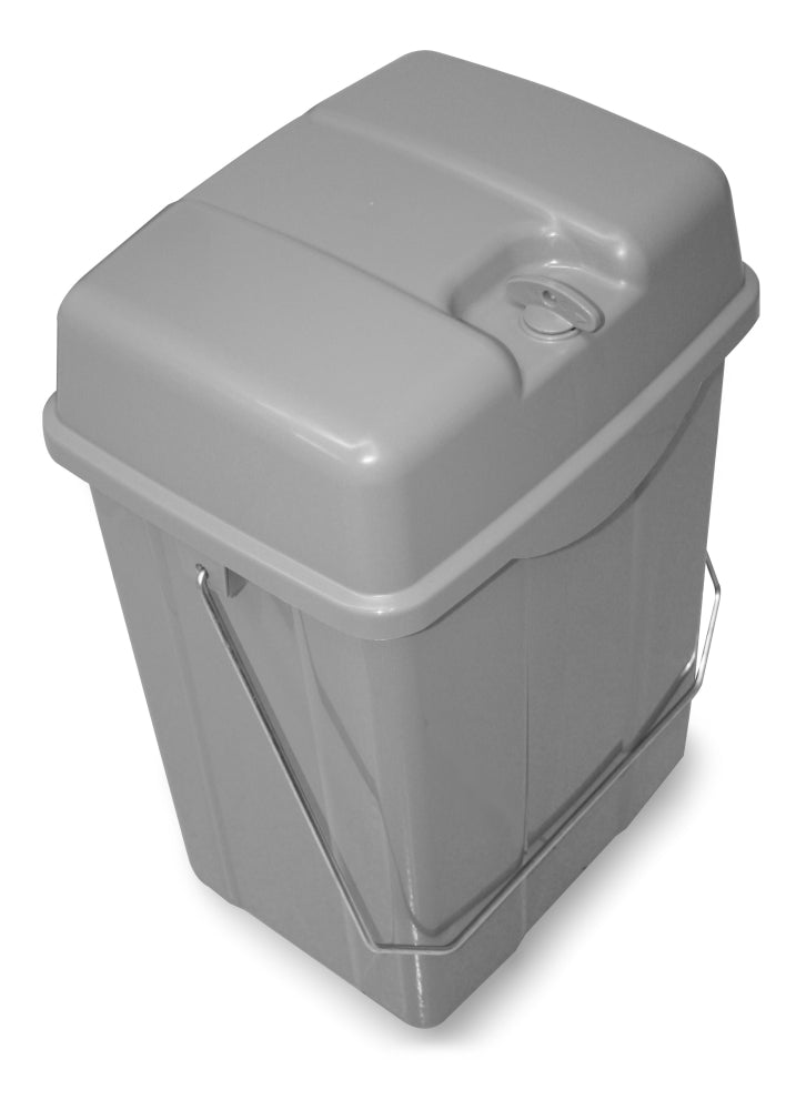 12-Liter-Mülleimer mit Schlüssel