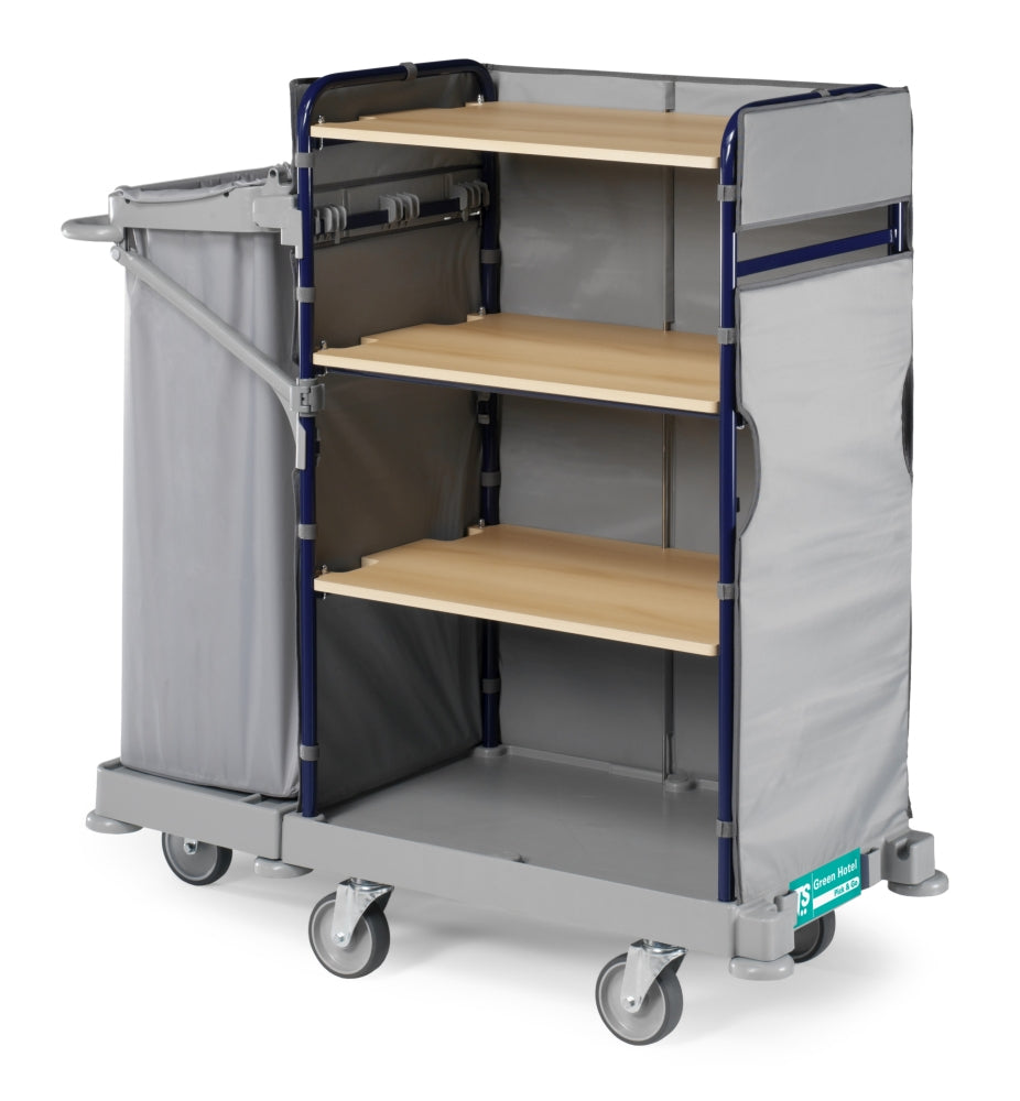 TTS Green Hotel Mehrzweckwagen mit lackierten Metallstreben und klappbaren Taschenhaltern - Green Hotel 900
