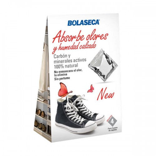 BOLASECA Absorbiert Gerüche und Feuchtigkeit für Schuhe