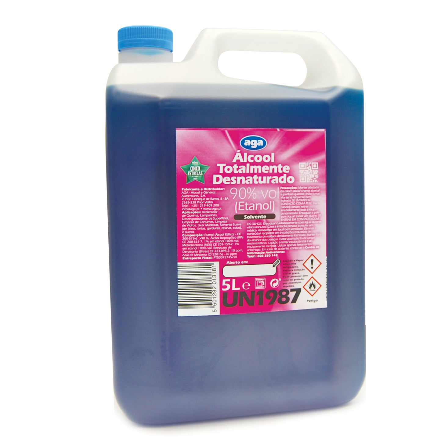 AGA ETHANOL DENATURIERTER ALKOHOL 1L und 5L