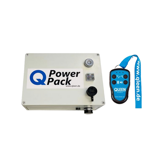 QLEEN PURASTART E Estação Base para limpeza de vidros, fachadas, lamelas e painéis solares com água desmineralizada