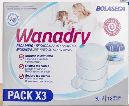 WANADRY Nachfülltabletten für Luftentfeuchter
