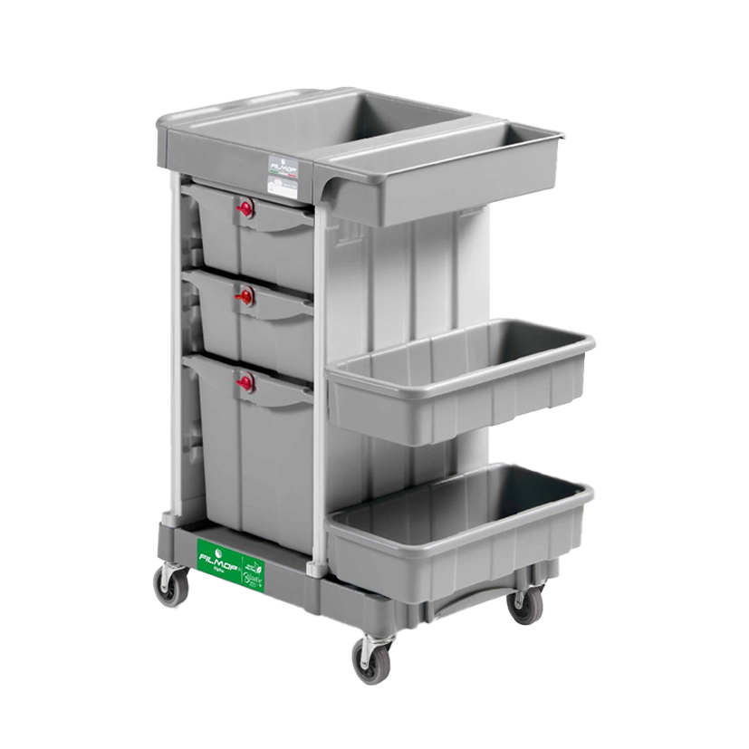FILMOP Mehrzweckwagen ALPHA 2103-14 für den Transport von Reinigungsartikeln und -geräten