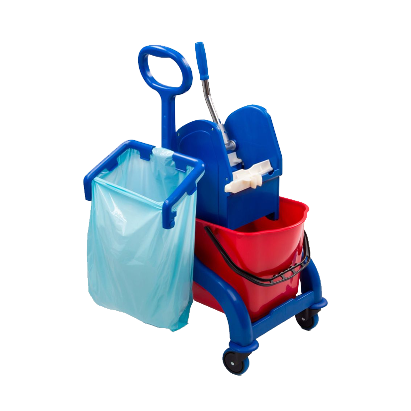 FILMOP Reinigungswagen FRED mit Abfallsackhalterung