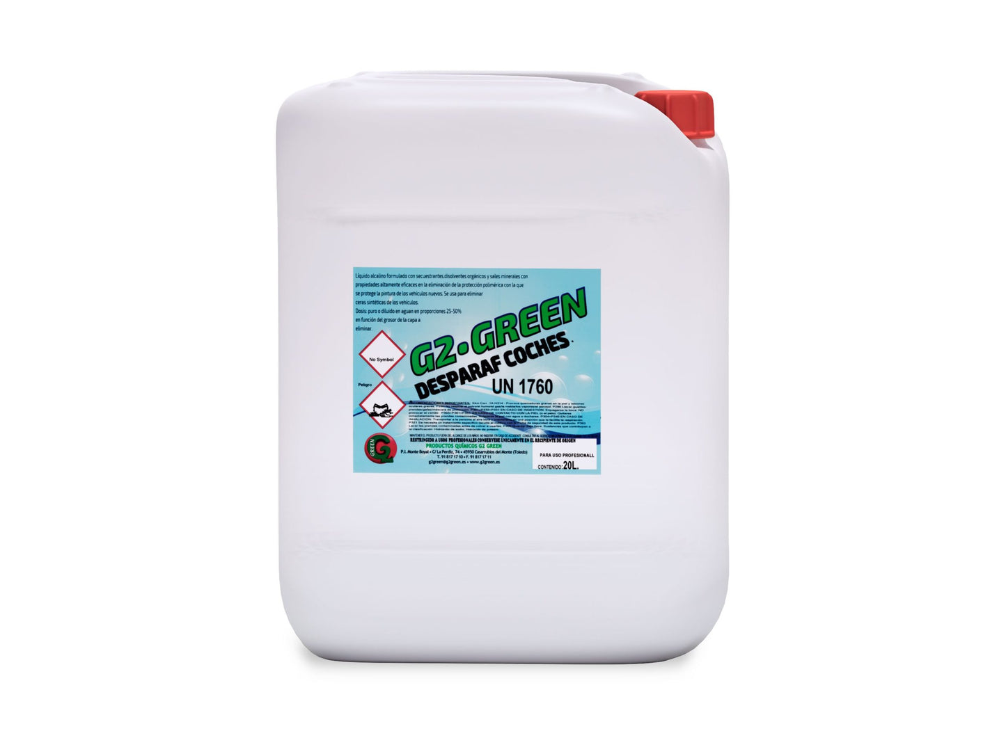 G2 DESPARAF DE CARROS – Detergente Líquido Alcalino para Eliminação de Parafinas