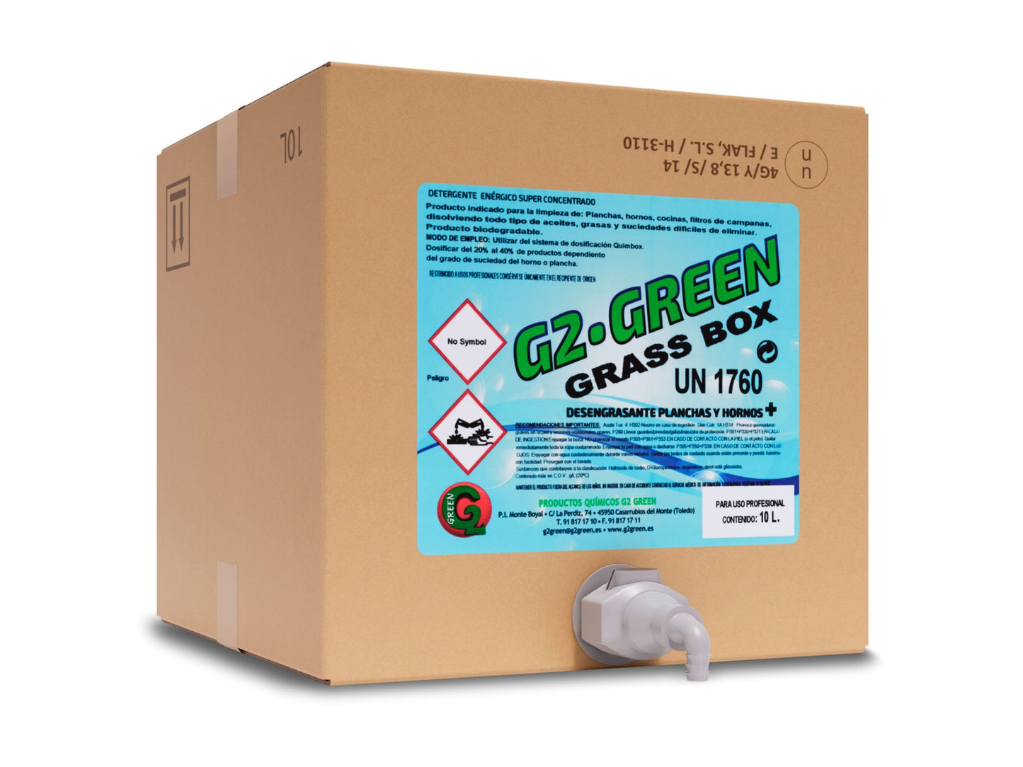 G2 Grass Box – Ultrakonzentrierter alkalischer Entfetter