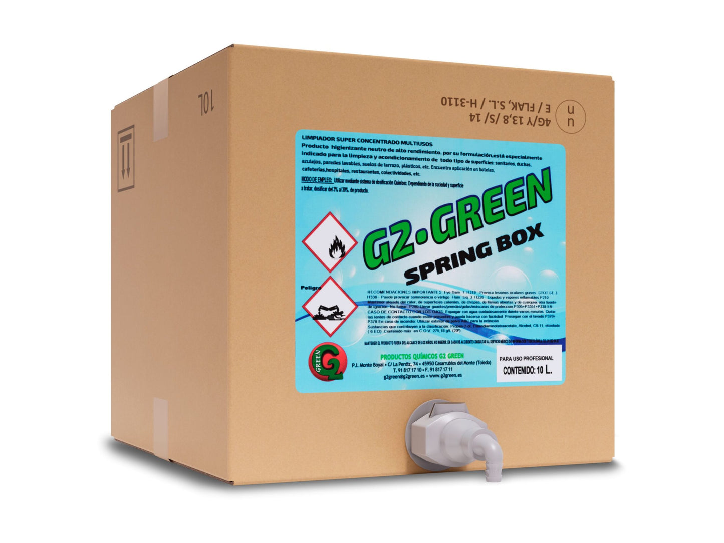 G2 Spring Box – Ultrakonzentriertes neutrales Mehrzweckreinigungsmittel