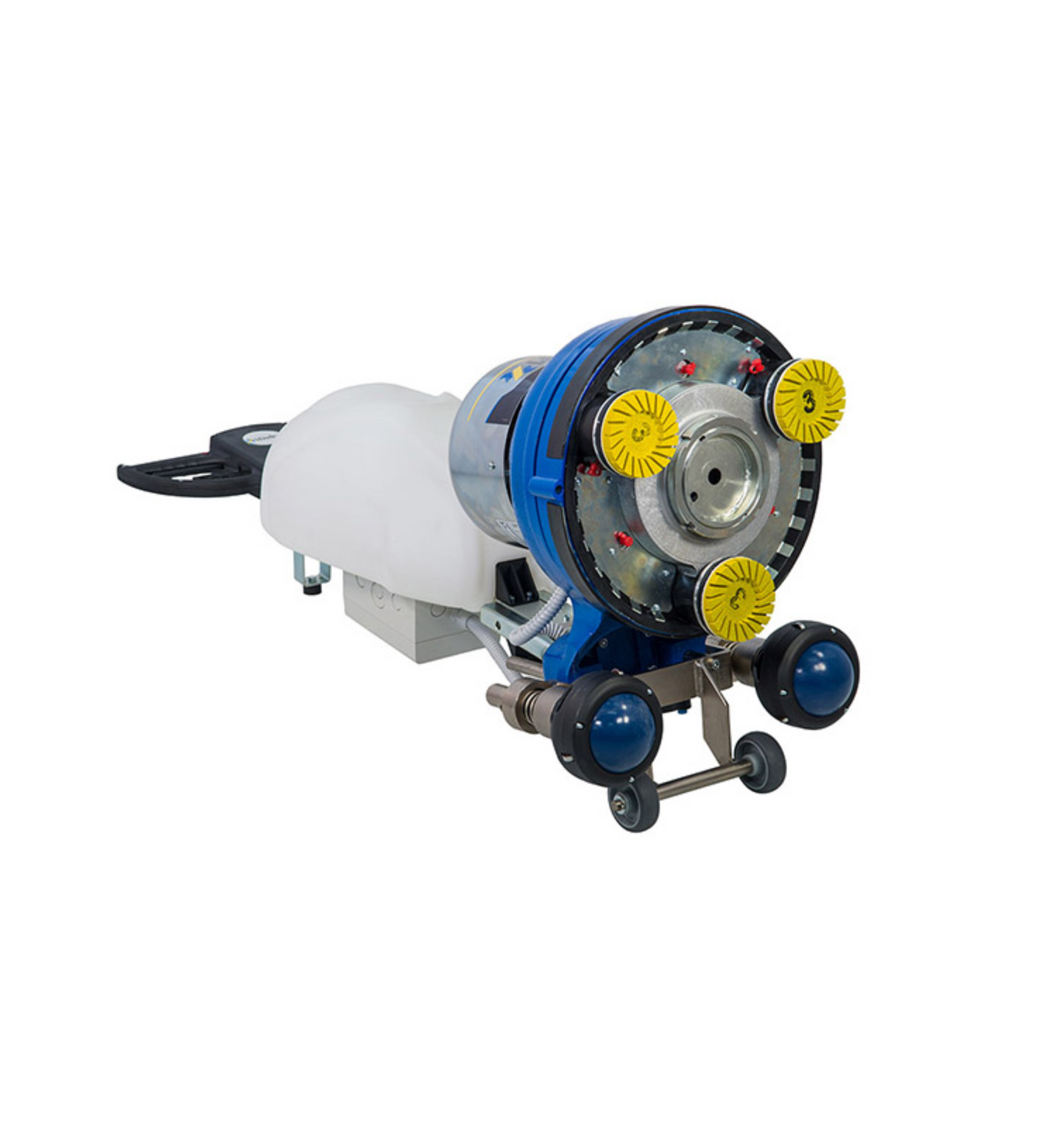 KLINDEX LEVIGHETOR 640 – Máquina Rotativa Profissional com Rodas 360° e Potente Motor de 4HP