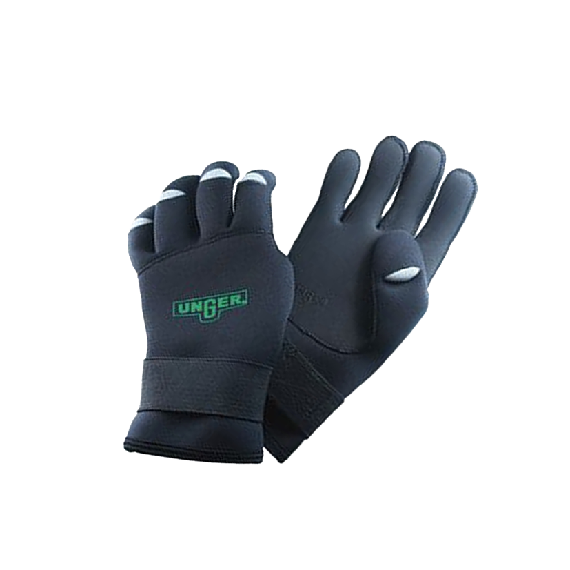 UNGER ErgoTec Neopren-Handschuhe für die Glasreinigung