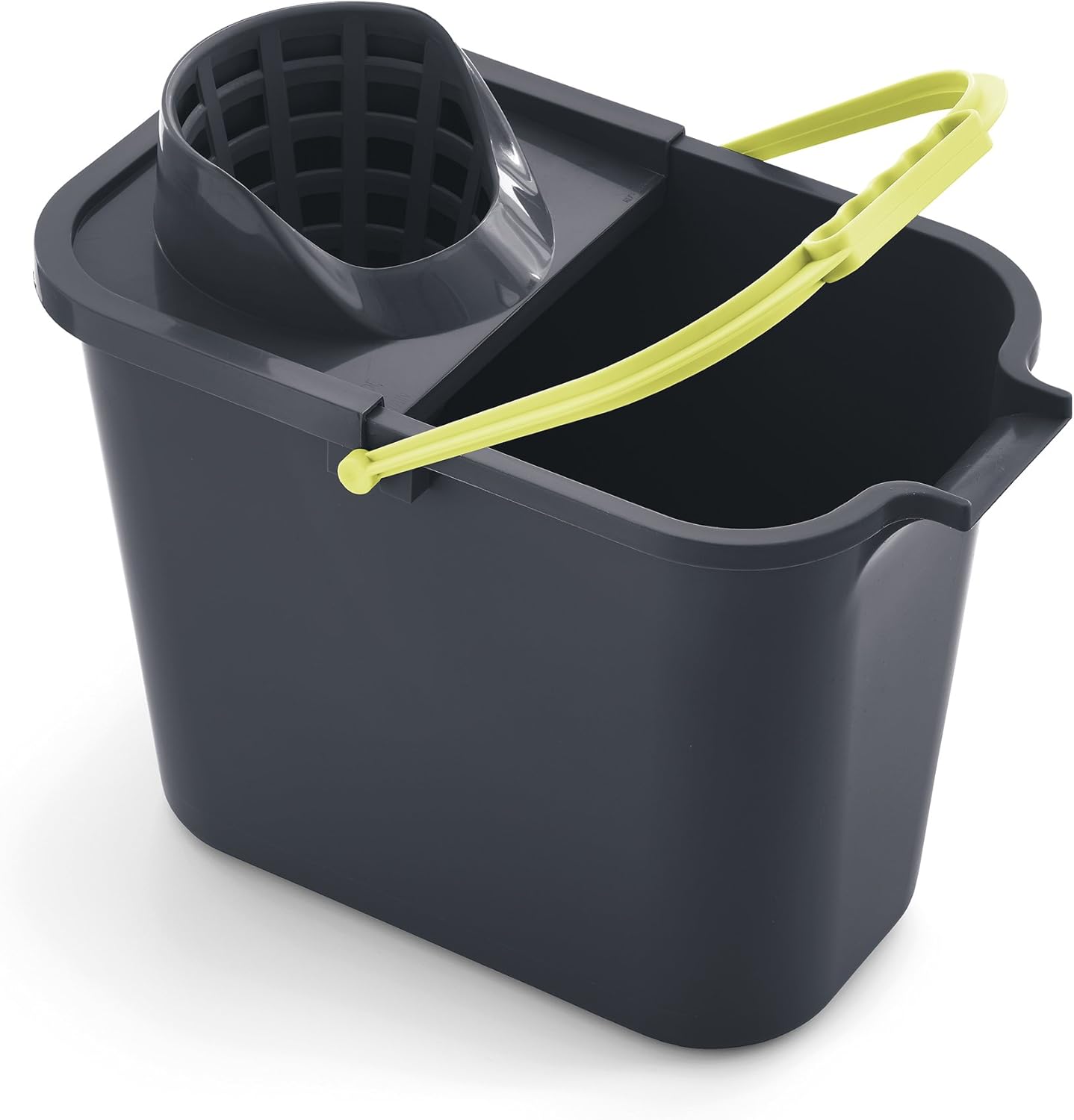 MERY Rechteckiger Eimer mit Auswringer 12 L – Robust, bequem und effizient