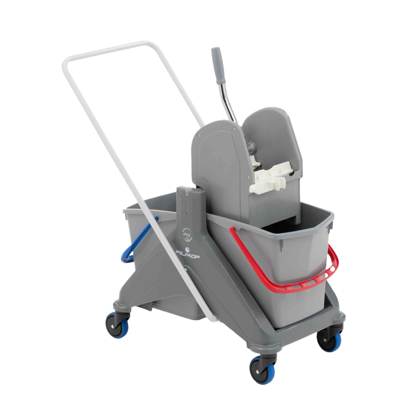 FILMOP Wagen Reinigungsset ONEFRED mit beschichteter Druckstange