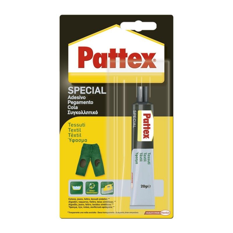 PATTEX Textil Spezialkleber flüssig – Packung mit 6 Stück