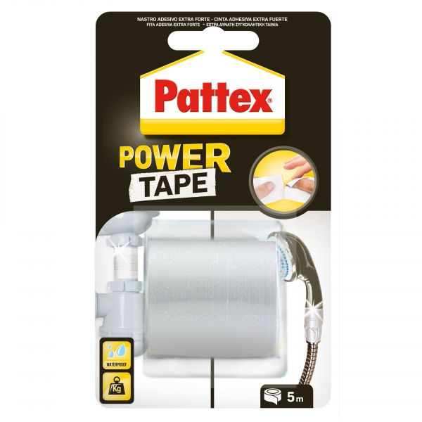 PATTEX Power Tape Klebeband 5 m – Packung mit 12 Stück