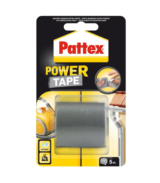 PATTEX Fita Adesiva Power Tape 5m - Embalagem com 12 unidades