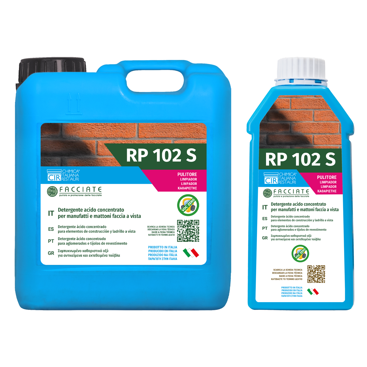Produto de limpeza ácido concentrado para tijolos e
clínquer