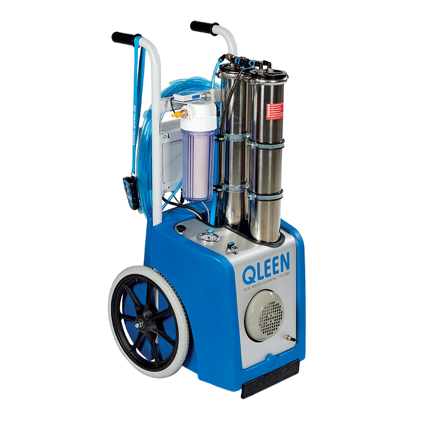 QLEEN Conjunto para limpeza de vidros com água desmineralizada CABO BOTIJA Carrinho ESCOVA
Sistema de Osmose