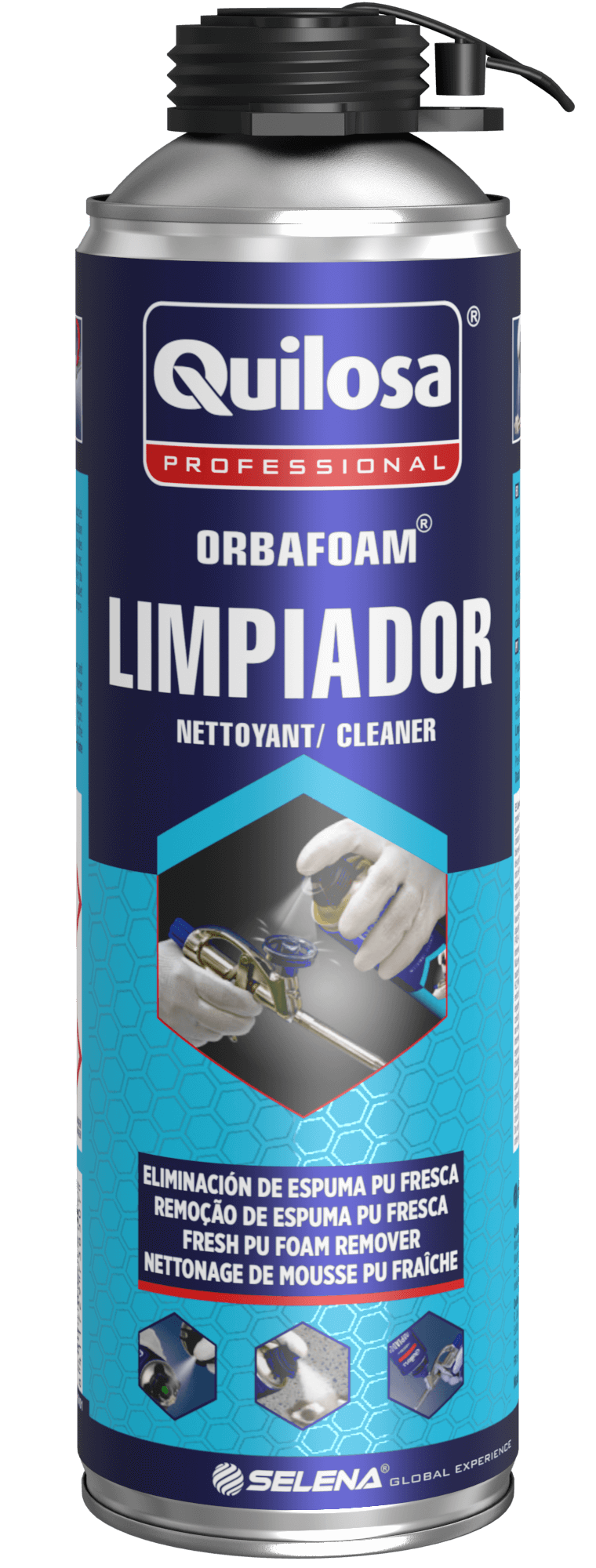QUILOSA Limpador de Espuma ou Adesivos ORBAFOAM