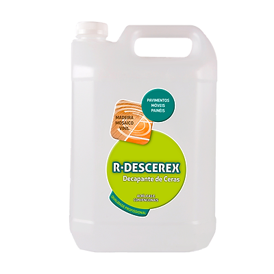 R-DESCEREX Decapante de Ceras – Remove Ceras Acrílicas e Convencionais, Ideal para Pavimentos, Móveis e Revestimentos