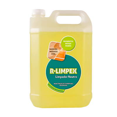 R-LIMPEX Limpador Neutro – Detergente Concentrado para Manutenção de Superfícies com Ceras Acrílicas e Pavimentos Delicados
