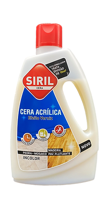 SIRIL Cera Acrílica Incolor com Efeito Verniz para Mosaico, Tijoleira e Pavimentos Diversos 500ml – Brilho Imediato, Duradouro, Antiderrapante e Fácil Manutenção