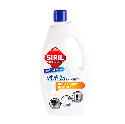 SIRIL Desincrustante Profissional – Limpeza Industrial de Pedras e Cimentos | Embalagens 1L, 5L e 25L