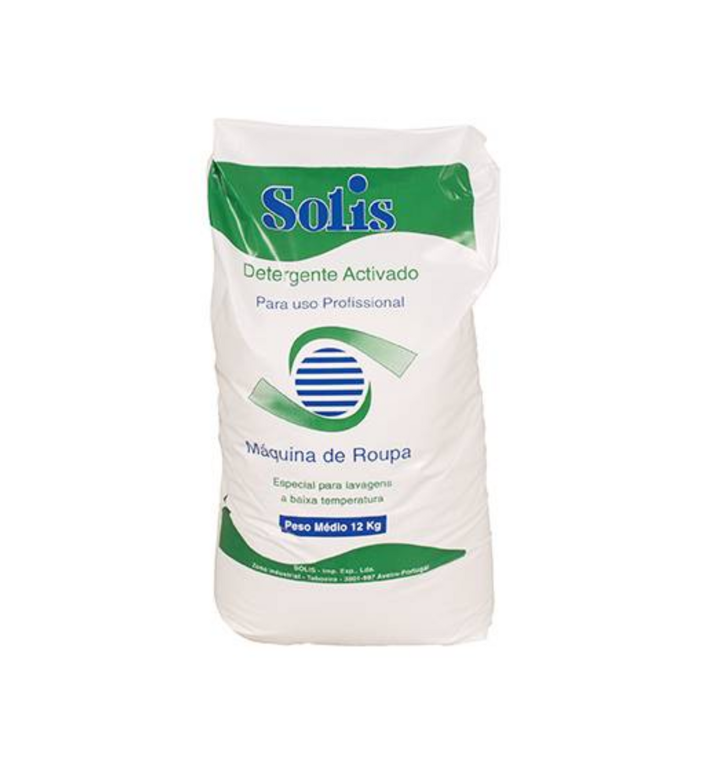 SOLIS Ativado Detergente em Pó – Eficácia em Baixas Temperaturas para Roupa Branca e de Cor (10kg)