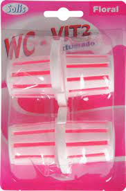 SOLIS Blocos WC VIT2 – Blocos Desodorizantes com Espuma Ativa que Limpa e Refresca a Cada Descarga (2x30g)