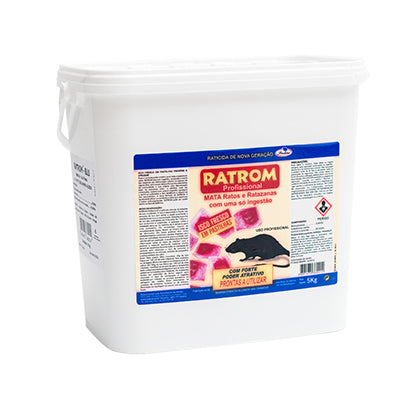 SOLIS RATROM Raticida Profissional – Isco Anticoagulante em Pasta com Bromadiolona para Controlo Eficaz de Ratos