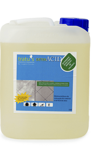 TRATU'S Detergente Desincrustante Ácido para Pavimentos DETERACID