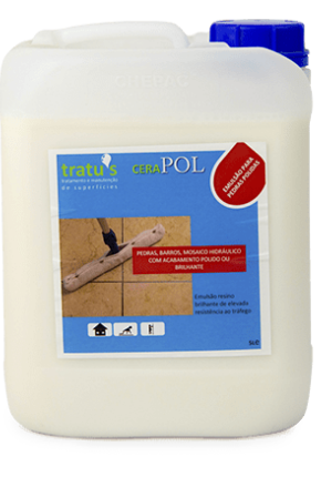 TRATU'S Emulsão Resino Cerosa para Mármores, Aglomeradores de Mármores e Superfícies Polidas CERAPOL