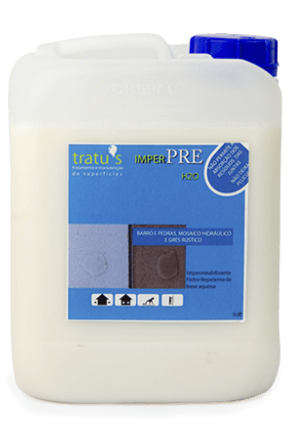 TRATU'S Hidro-repelente para Materiais Porosos e Impermeabilizante para Pré-tratamento IMPERPRE H2O
