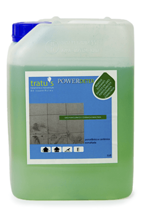 TRATU'S Limpa Pavimentos com Pinturas e com Resinas Epoxídicas POWERDETER