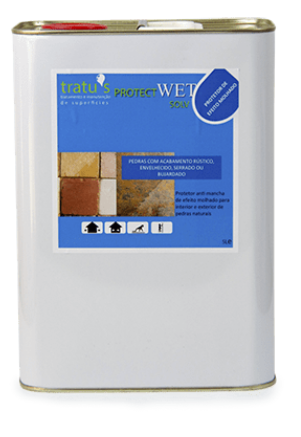 TRATU'S Protetor Anti Manchas de Efeito Húmido para Interior e Exterior de Pedras Naturais