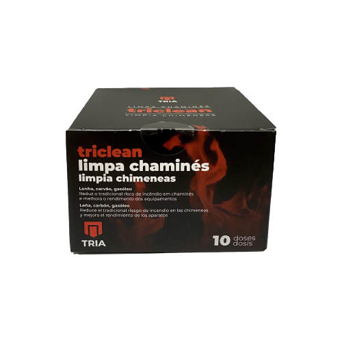 TRIA TRICLEAN - SCHORNSTEINREINIGER CHEMISCH 10x50g