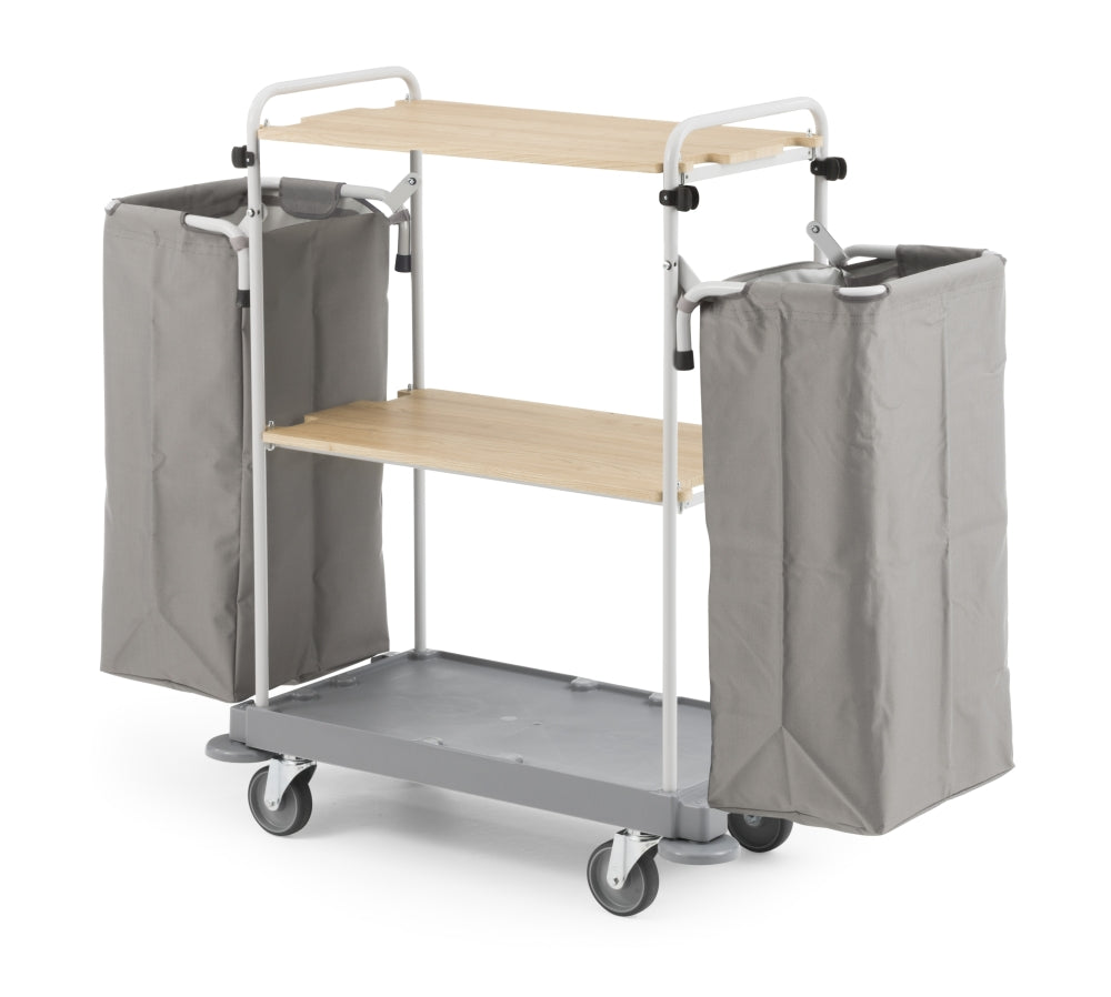 TTS Mehrzweckwagen mit lackierten Metallstreben und klappbaren Taschenhaltern - Green Hotel 876