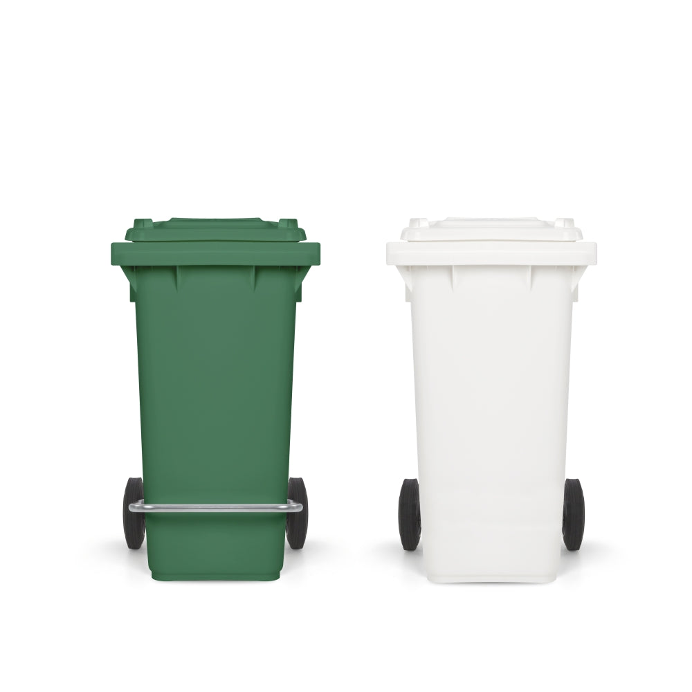 TTS Polyethylen-Container mit Deckel und Achsenrädern