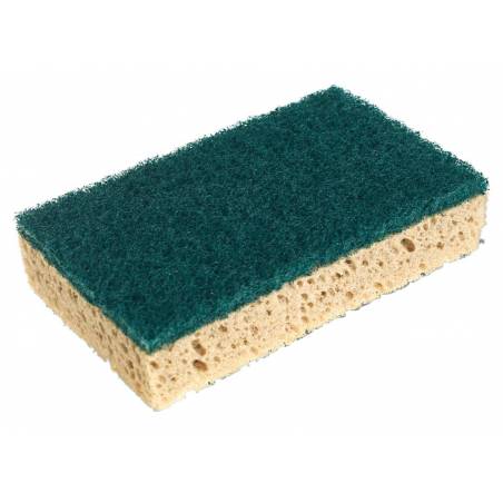 VILEDA Esfregão Verde com Esponja – Abrasão Moderada