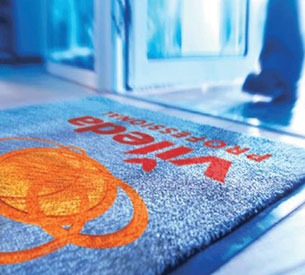 VILEDA Tapete L-Mat – Personalizável e Resistente