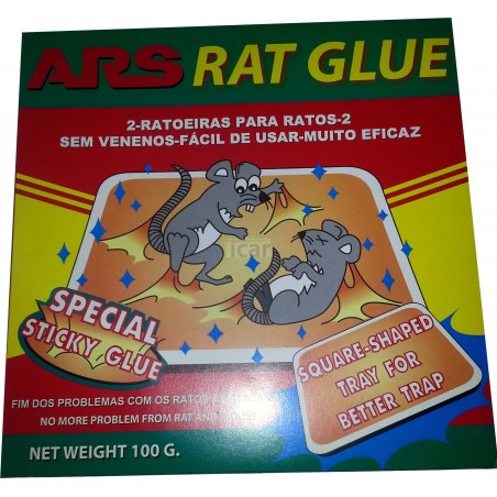 RATOEIRA - ARS RAT GLUE - 2 Armadilhas para Ratos