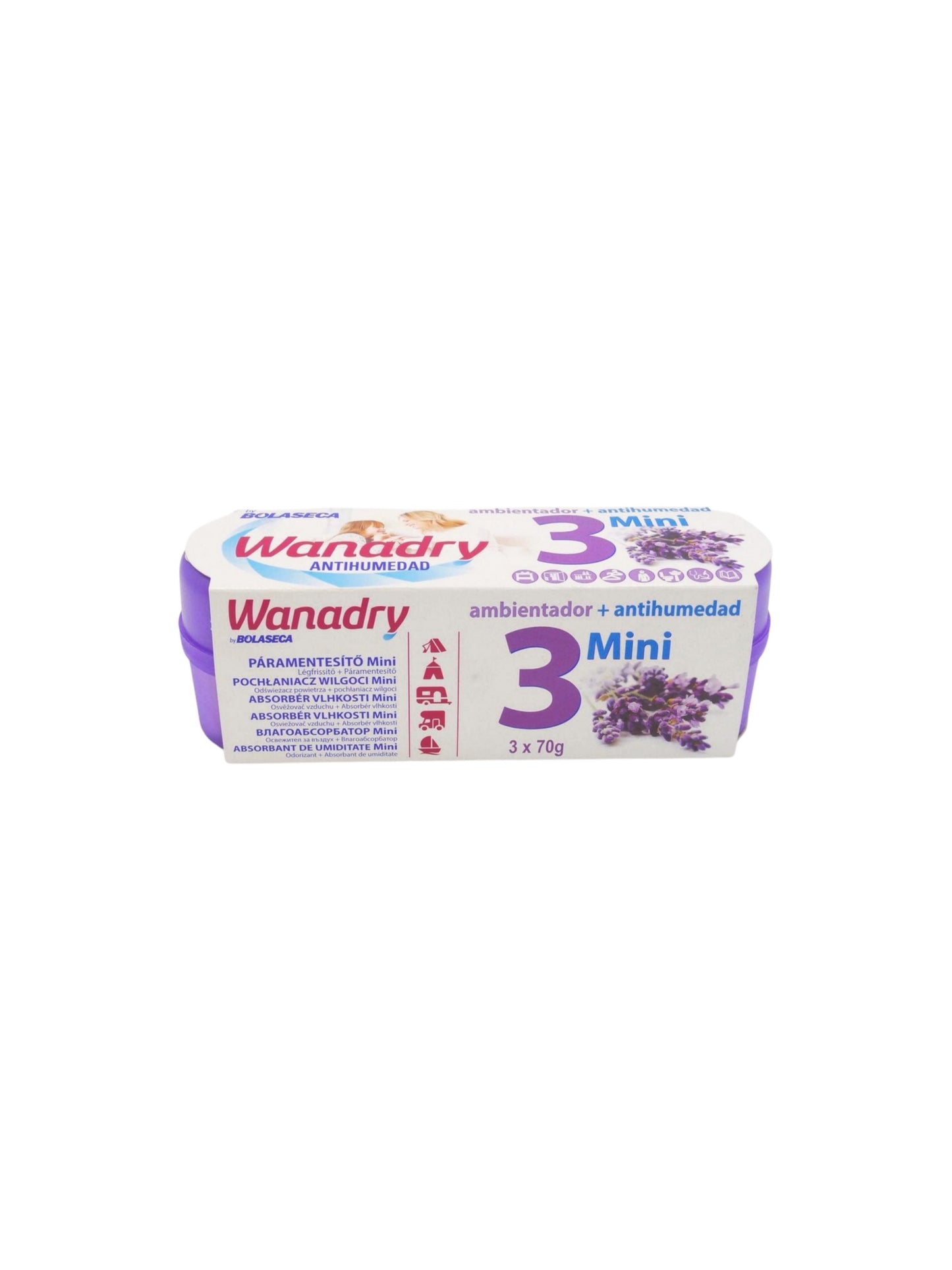 WANADRY Luftentfeuchter 3 x 70 g