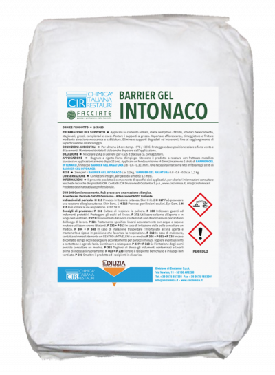 CIR BARRIER GEL INTONACO - Camada de Regularização Fibrada
