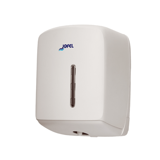 DISPENSADOR DE TOALHAS MÃO CENTREFEED (CAIXA) TIMELESS BRANCO ABS