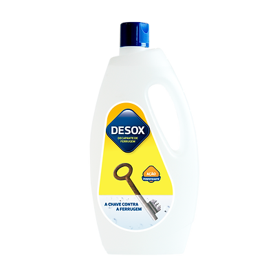 DESOX Decapante de Ferrugem com Ação Fosfatizante – Proteção Anticorrosiva para Superfícies Metálicas