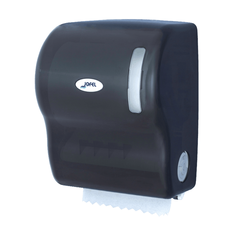 DISPENSADOR DE TOALHA DE PAPEL AUTOCUT FUMÉ