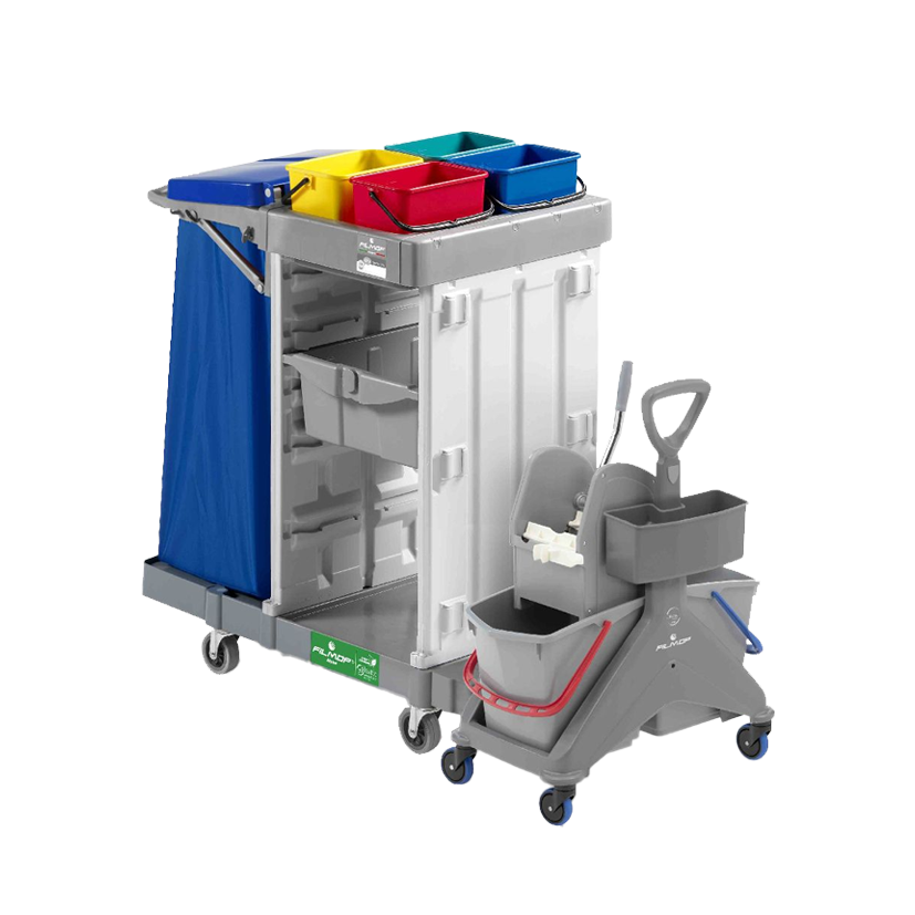 FILMOP Mehrzweckwagen ALPHA 0201000 mit Peg Kit und klappbarem Sackhalter