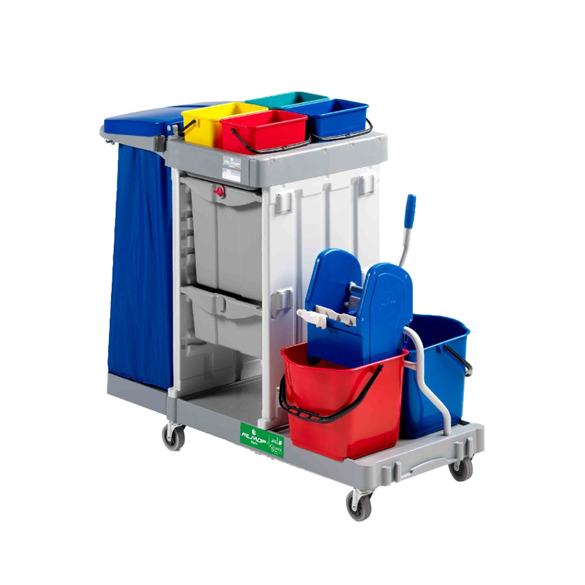 FILMOP Mehrzweckwagen ALPHA 5108-18 mit klappbarem Müllsackhalter