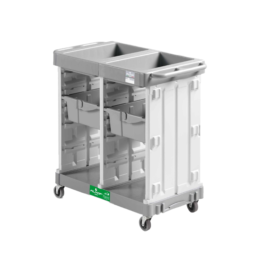 FILMOP Mehrzweckwagen ALPHA 5113-01 mit modularem Rahmen und optionalem Verschluss