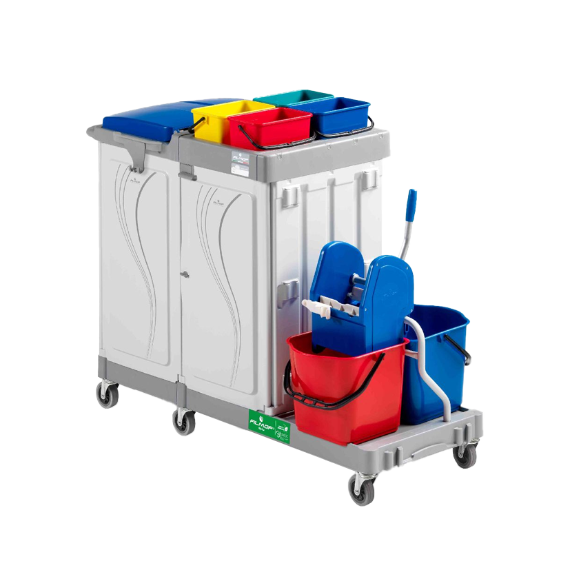 FILMOP Mehrzweckwagen ALPHA 8104 mit Presse und Trenneimern