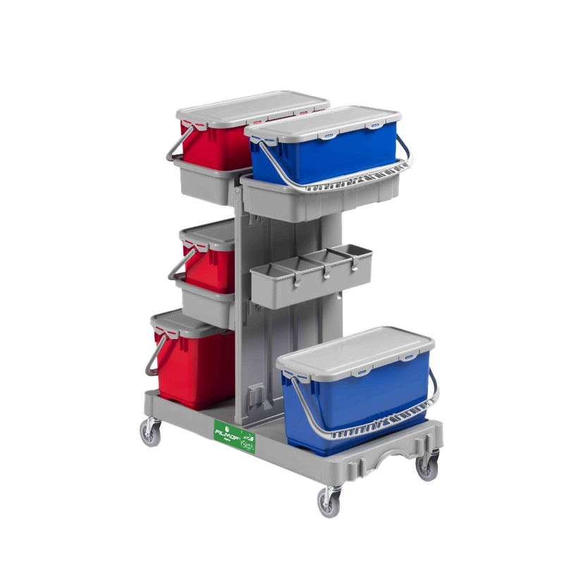 FILMOP Reinigungswagen ALPHA 0406700 mit Top-Down® vorgetränkten Mopps